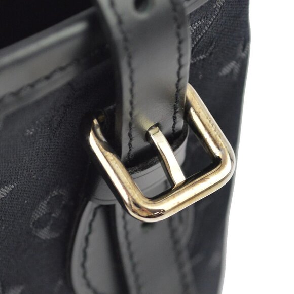 Louis Vuitton Black Monogram Satin Little Bucket Handbag M92144 SR0051 133119 - Picture 10 of 10